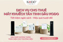 Dịch vụ cho thuê, bán máy khuếch tán tinh dầu trọn gói giá rẻ