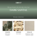 Dark Santal Perfume Diffuser Set - Reed Diffuser