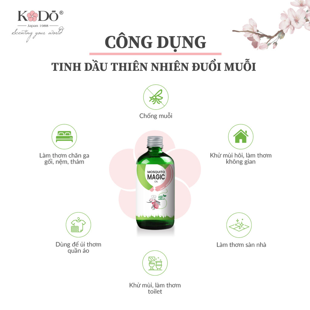 Công dụng tinh dầu thiên nhiên