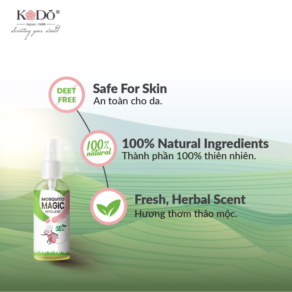 Công dụng xịt đuổi muỗi Mosquito magic