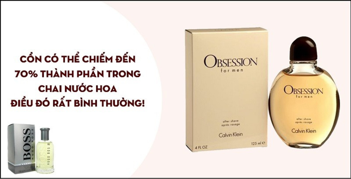 trong nước hoa có cồn không